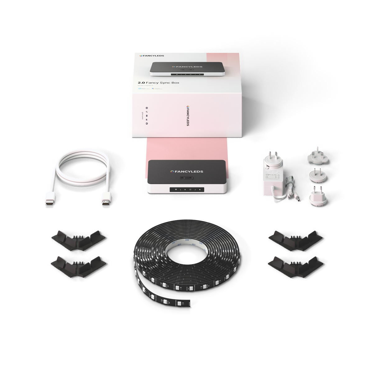 2.0 Fancy Sync Box kit contents