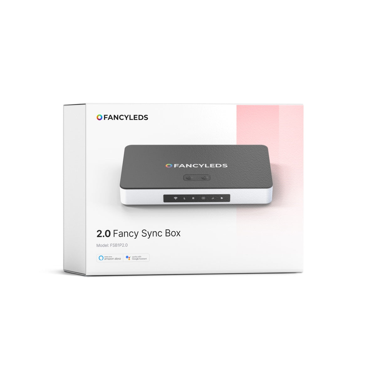 Retail box front of the 2.0 Fancy Sync Box TV LED backlight kit