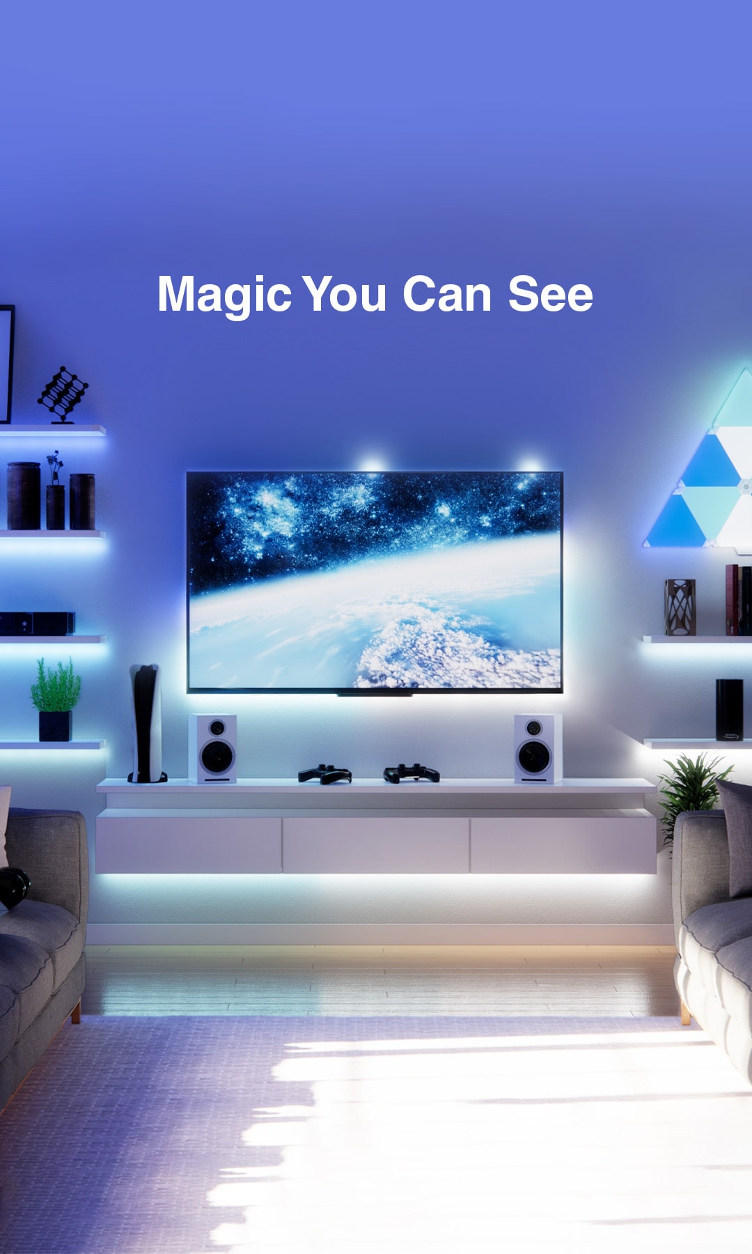 4k Streaming Tv4k Hdmi Sync Led Strip Lights For Tv, Smart